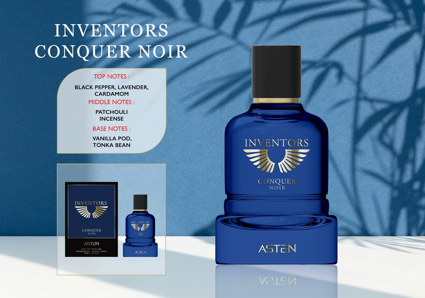 ASTEN INVENTORS CONQUER NOIR 100ML EDP Френски Мъжки Парфюм