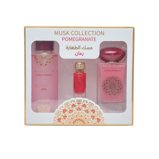 MUSK COLLECTION GIFT SET - POMEGRANATE Комплект - Denaya