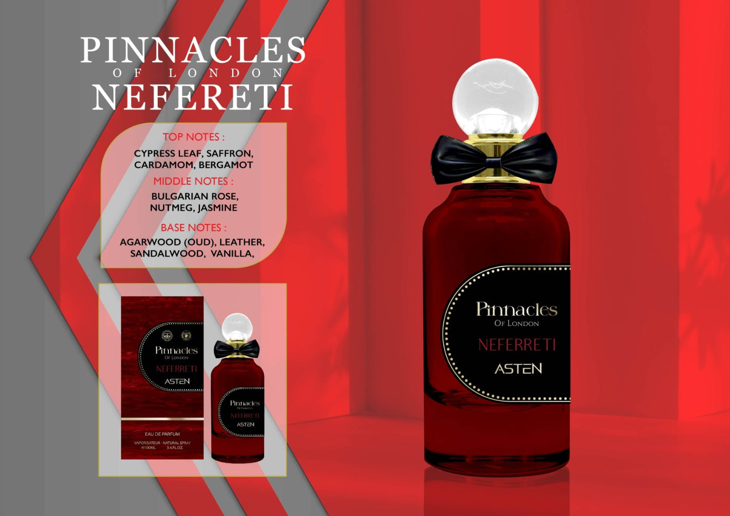ASTEN PINNACLES OF LONDON NEFERRETI 100ML EDP Френски Женски Парфюм - Denaya