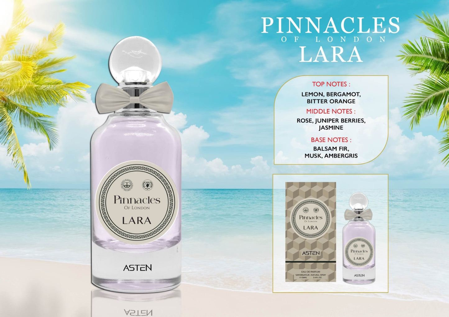 ASTEN PINNACLES OF LONDON LARA 100ML EDP Френски Женски Парфюм