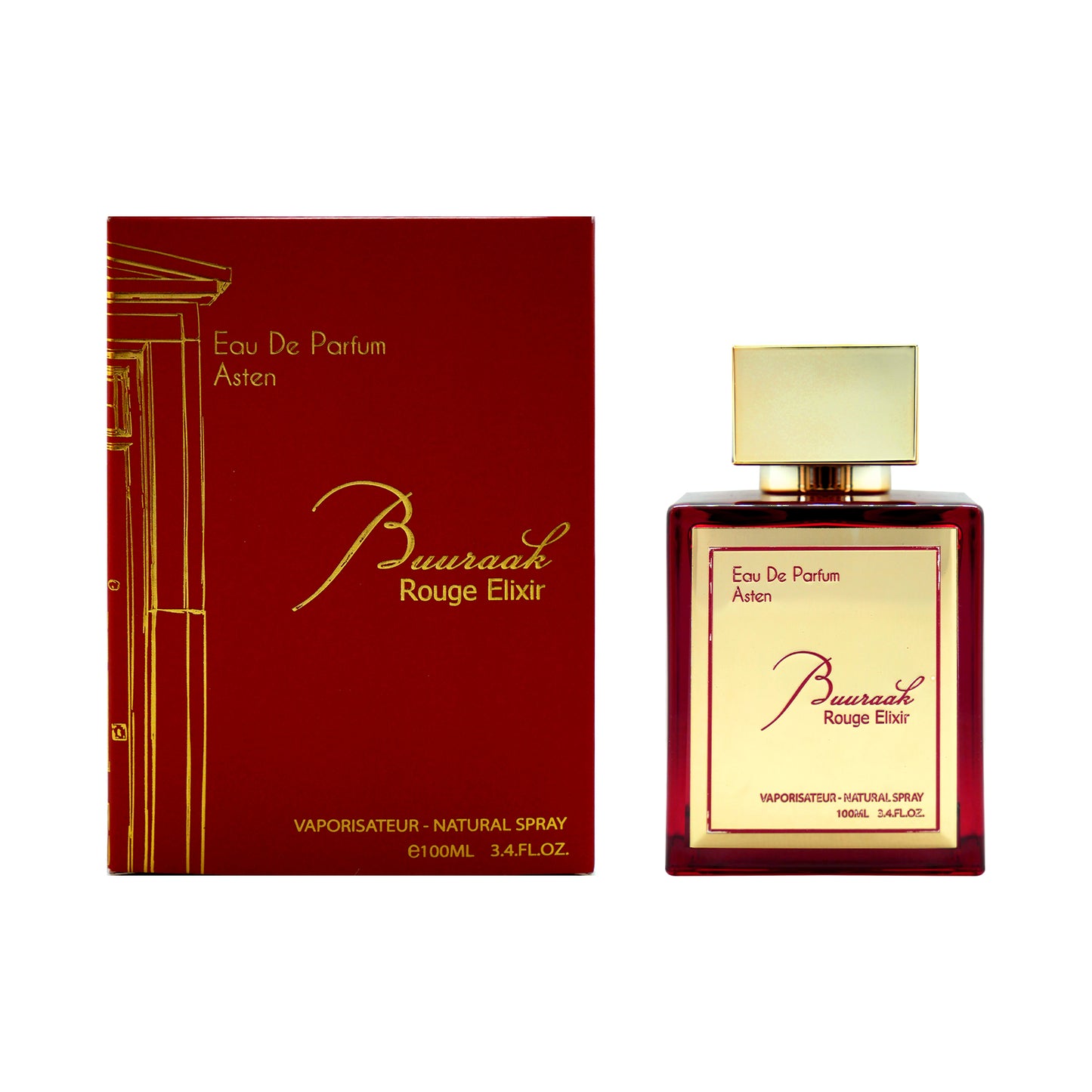 Buuraak Rouge Elixir EDP 100 mL Арабски Дамски Парфюм - Denaya