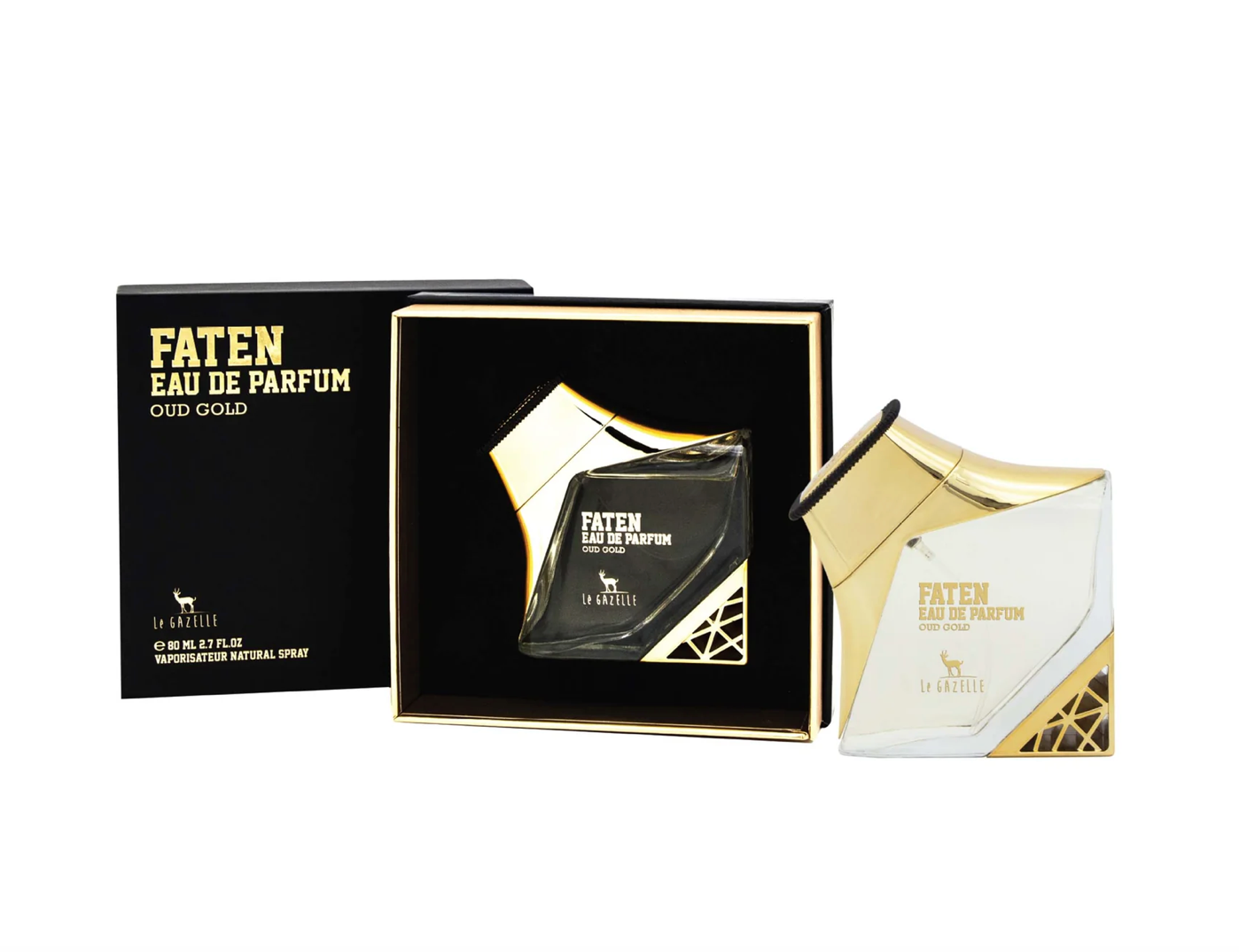 Faten Oud Gold EDP 80 mL Арабски Унисекс Парфюм - Denaya