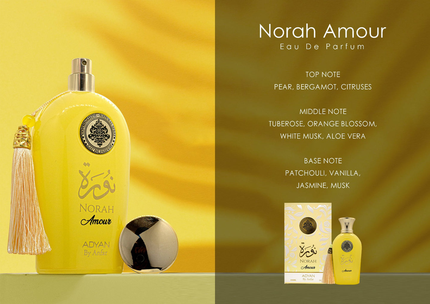 Norah Amour EDP 100 mL Арабски Дамски Парфюм - Denaya