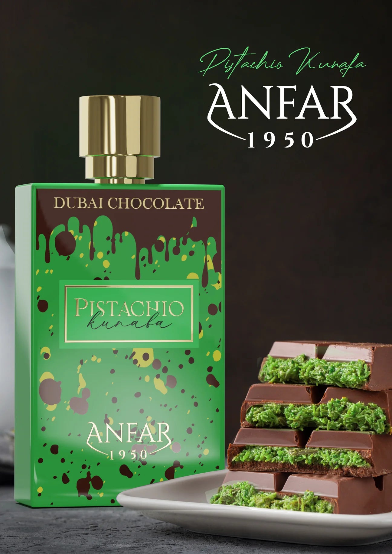 ANFAR PISTACHIO KUNAFA 80ML EDP Арабски Унисекс Парфюм - Denaya