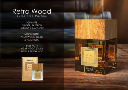 London Retro Wood EDP 100 mL Арабски Мъжки Парфюм - Denaya