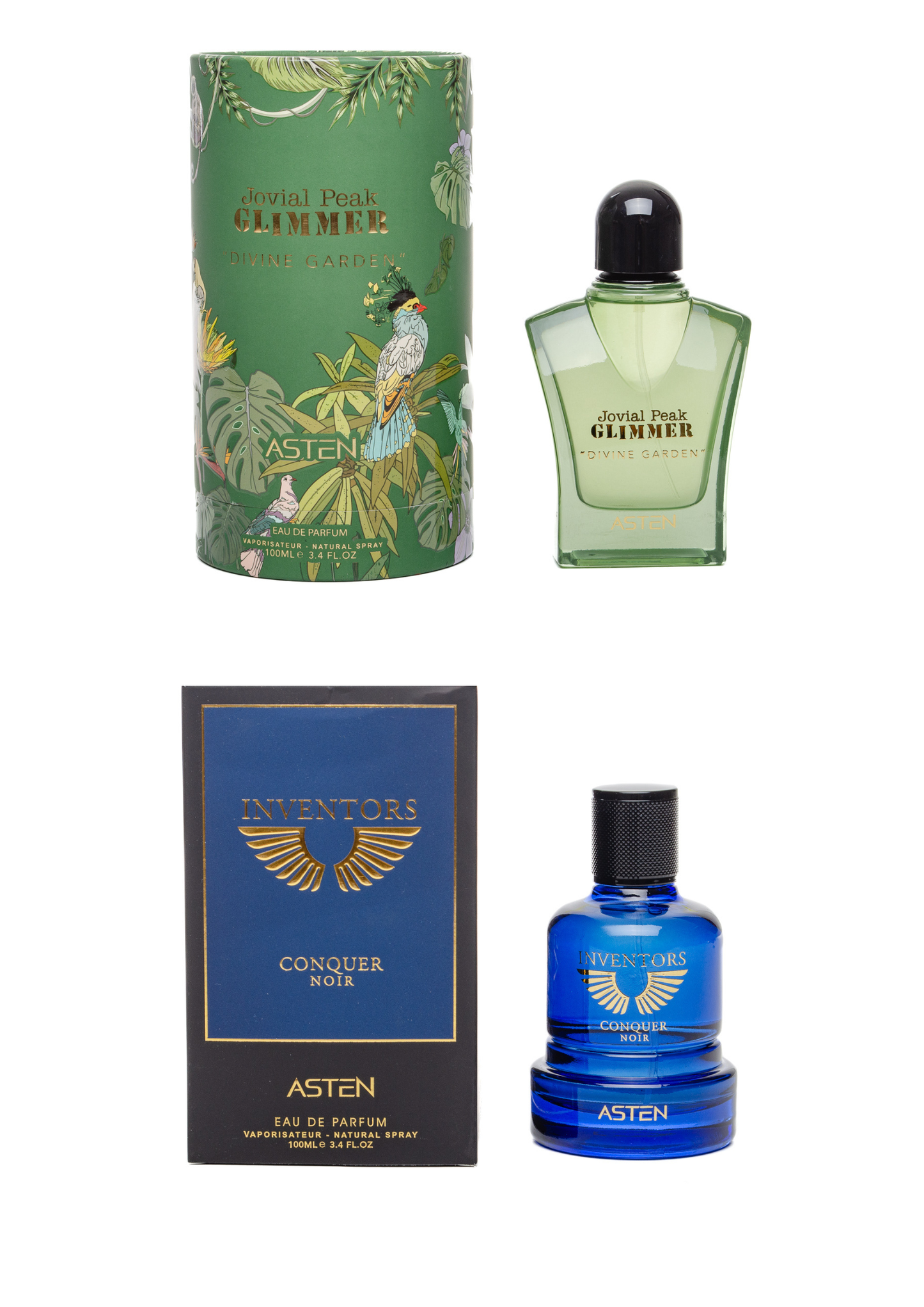 ASTEN GLIMMER DIVINE GARDEN & ASTEN INVENTORS CONQUER NOIR