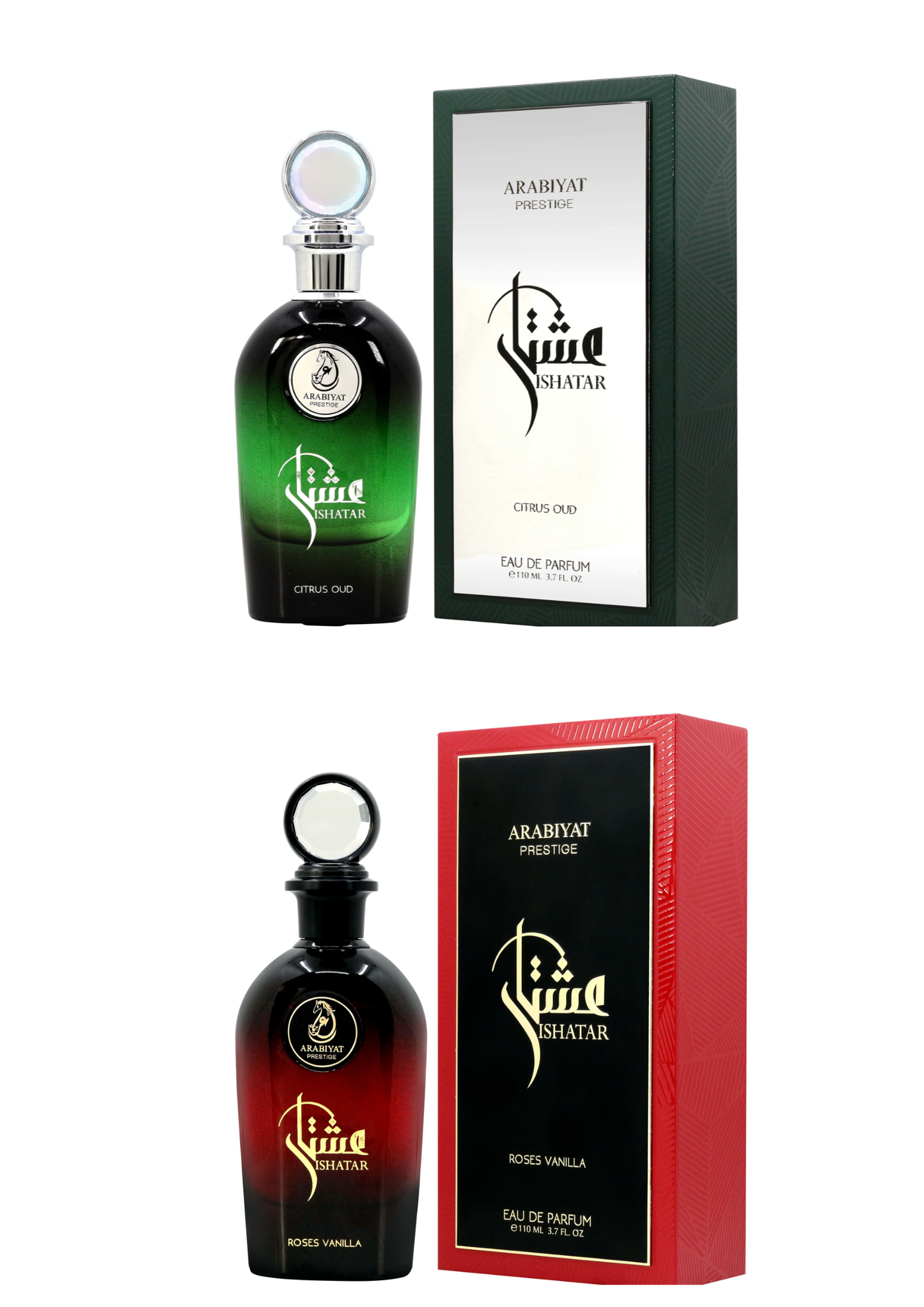 Ishatar Citrus Oud & Ishatar Roses Vanilla