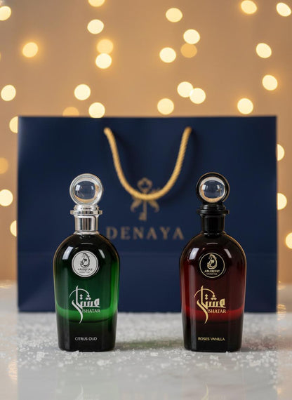 Ishatar Citrus Oud & Ishatar Roses Vanilla