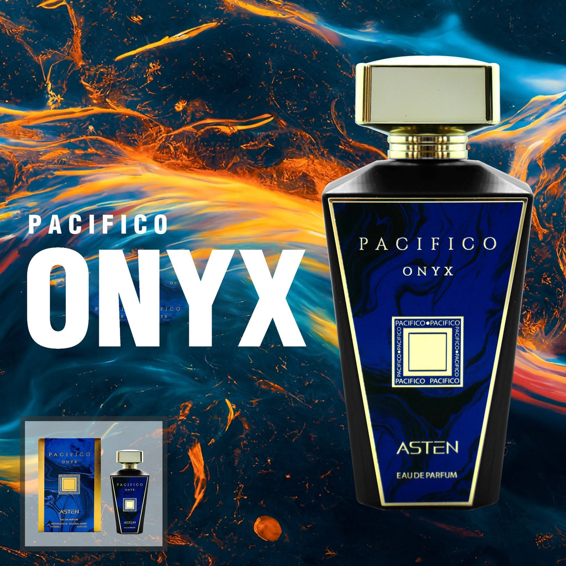 Pacifico Onyx EDP 100 mL Арабски Унисекс Парфюм - Denaya